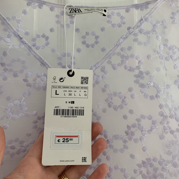 Zara shear purple top - Picture 6 of 6